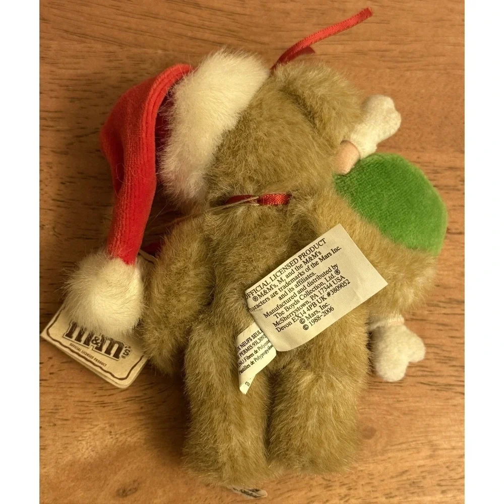 Boyds M&M Bear Ornament Jolly 5
